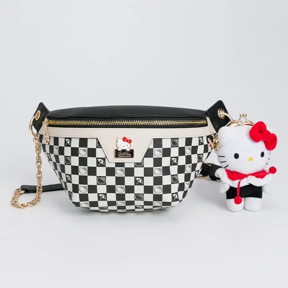 Sanrio Hello Kitty x Arnold Palmer checkerboard crossbody/ shoulder bag Sanrio Hello Kitty x Arnold Palmer checkerboard crossbody/ shoulder bag